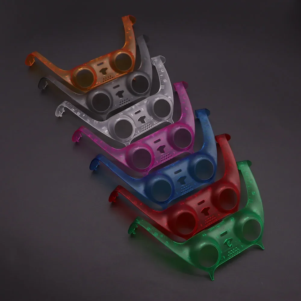 Per PS5 Gamepad Maniglia Shell Cover Camouflage/Trasparente Opaco Controller Joystick Maniglia Decorazione Striscia Con Leva