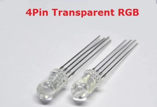BUUV 20/100 Stücke 4pin 5mm RGB Led-diode Licht Lampe Tricolor Runde Gemeinsame Kathode/Anode LED F5 Leuchtdiode Rot Grün Blau(20PCS Without Edge C BUUV 20/100 Stücke 4pin 5mm RGB Led-diode Licht Lampe Tricolor Runde Gemeinsame Kathode/Anode LED F5 Leuchtdiode Rot Grün Blau(20PCS Without Edge C