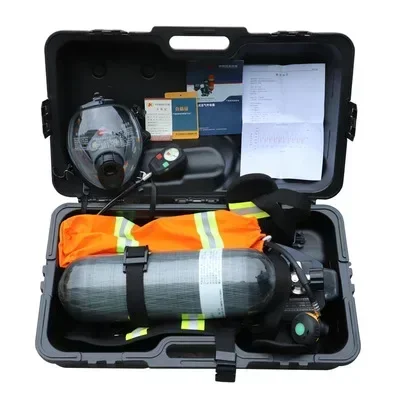 Self contained fire positive pressure air respirator RHZKF6.8/30 carbon fiber air respirator
