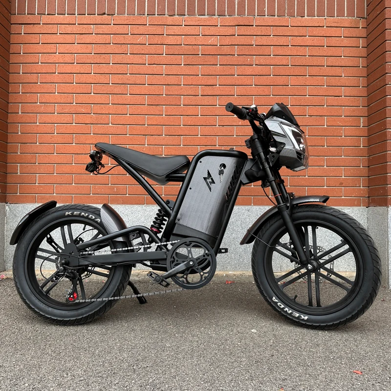 

1400W/1000W Electric Bike Retro Off-Road Fat Tire Lithium Battery Assisted Electric Mountain Bike