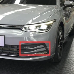For Volkswagen VW Golf 8 MK8 280TSI Pro 2021 2022 ABS Chrome Front Fog Light Cover Trim Bezel Garnish Foglight Bumper Styling