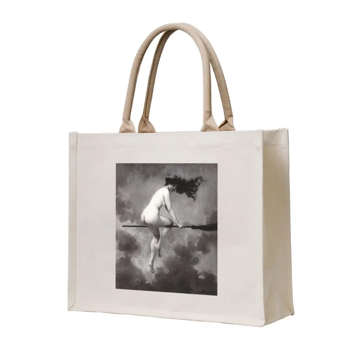 

Pour Le Sabbat Witches - Departing for the Sabbath - Albert-Joseph Pnot Tote Bag reusable shopping bags Women's shopper