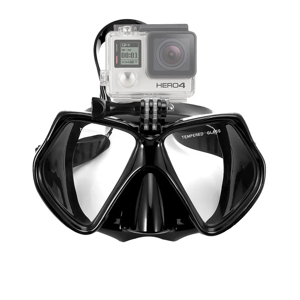 Diving Camera Underwater Sports Camera Diving Face Mask With Stand Waterproof Shockproof Camera For Snorkeling And Scuba Diving