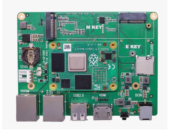 Imagem -04 - Radxa Taco-projetado Baseboard Suporte para o Raspberry pi Cm4 para Fornecer Uma Solução Nas ou Router