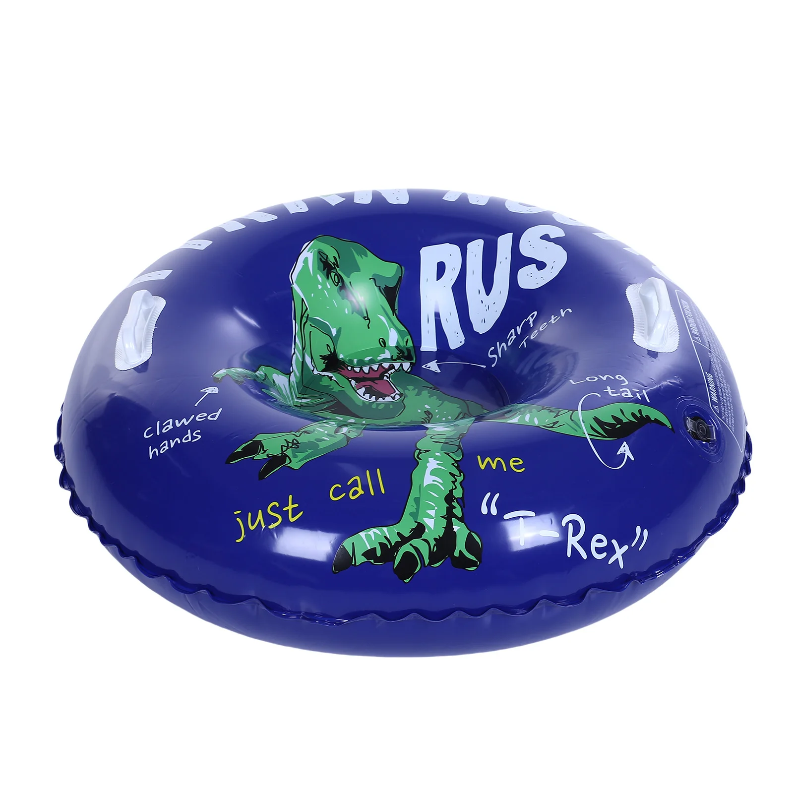 36 Inch Inflatable Snow Tube, Heavy-Duty Sled with Sturdy Handles for Outdoor Winter Activities, Kids Snow Sledding