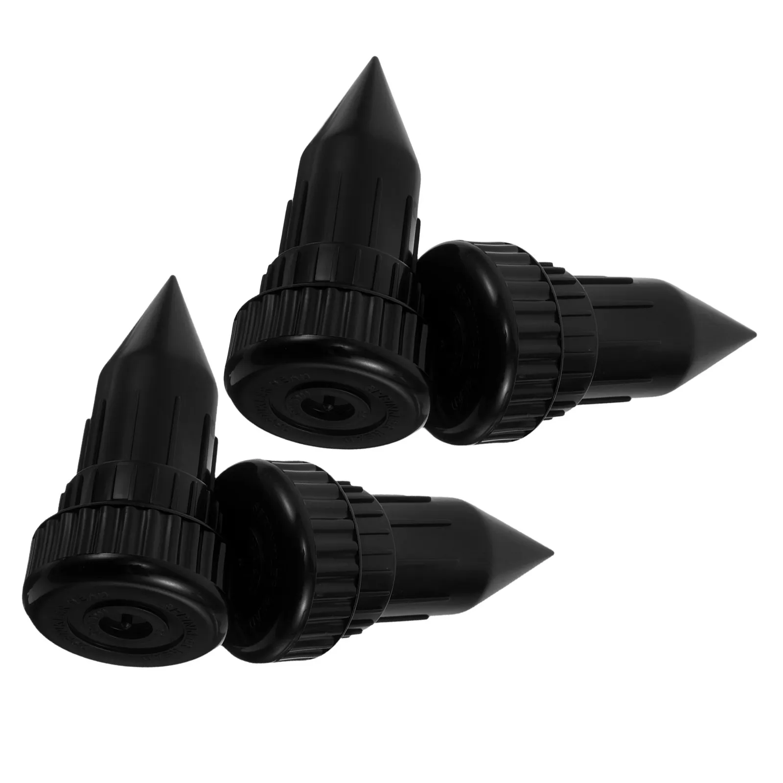 

4Pcs Black Hidden Outdoor Sprinkler Key Holder Weatherproof Concealed Safe Storage Box for Garden Yard Keys Jewelry
