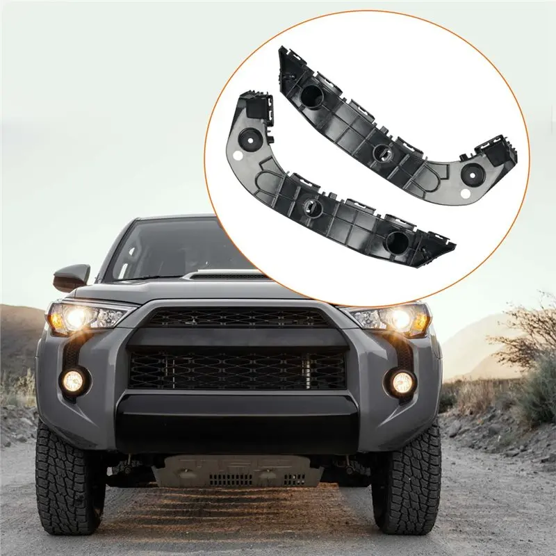 B05C-Front Bumper Holder Accessories Front Bumper Bracket Retainer 52116-35152 52115-35153 For Toyota 4Runner 2014-2023