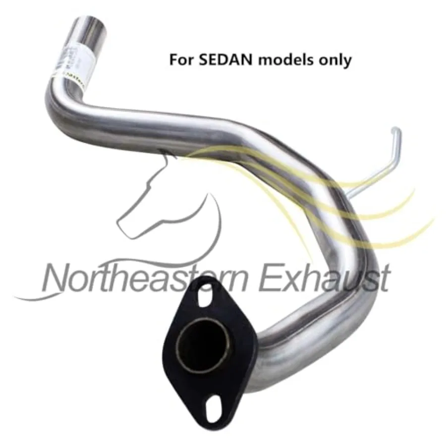 طقم نظام عادم كاتم صوت الأنابيب المتوسطة من الفولاذ المقاوم للصدأ متوافق مع تويوتا يارس 20072012 1.5L مع حشية مجانية