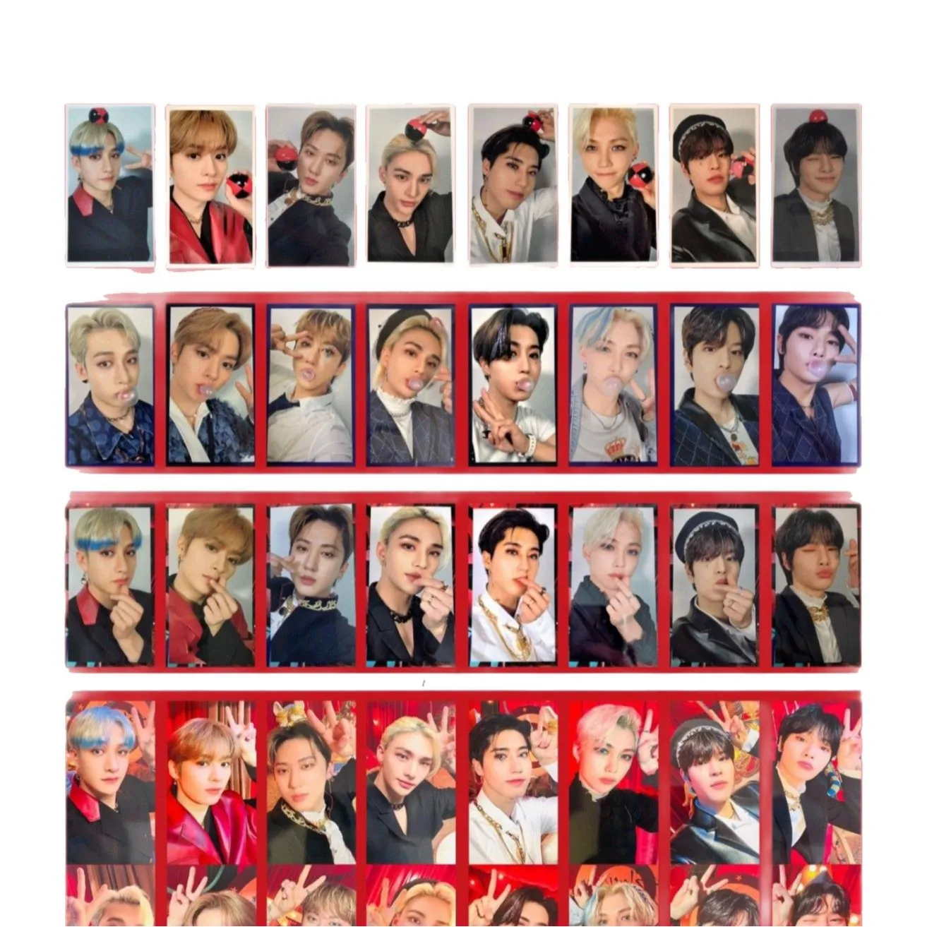 

Новый SKZOO Same Style Male Group Star CIRCUS Circus Маленькая карточка Симпатичные окружающие звезды SKZOO Маленькая карточка в одном стиле