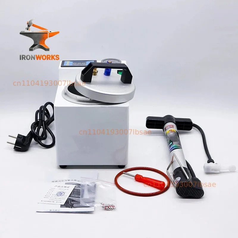 Laboratory Automatic Polymerizer Portable Curing Pressure Vessel Digital Display Adsorption Silicone