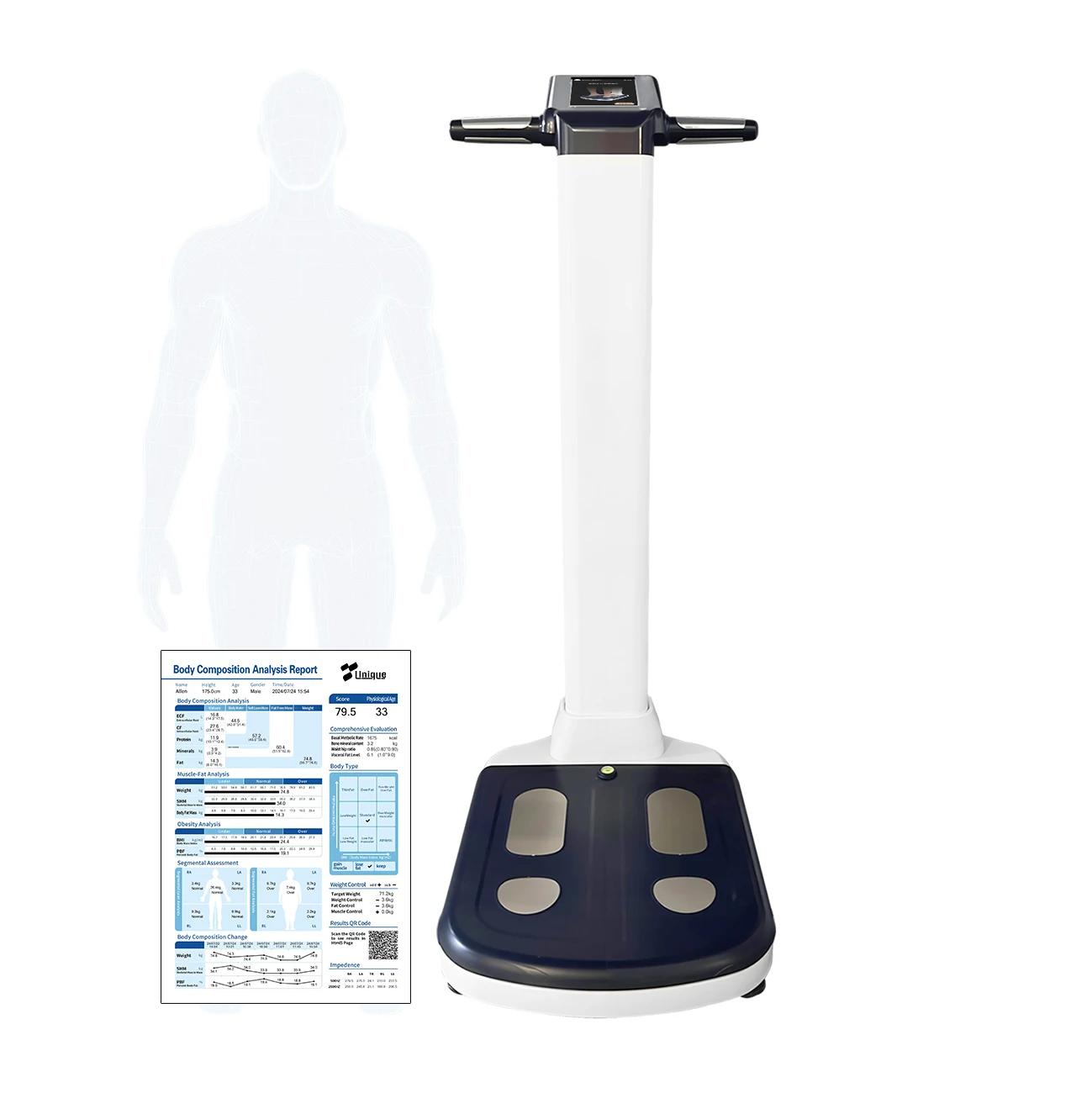 

Digital Bathroom Scale Rechargeable Battery 200kg Capacity Sensor Technology for Accurate Body Fat BMI Analysis