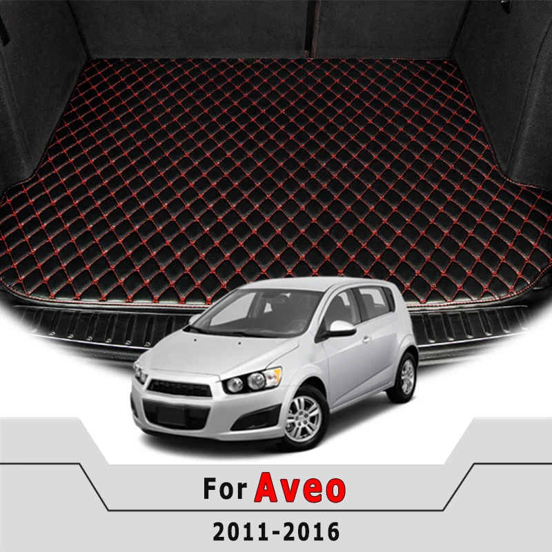 

Car Trunk Mats Fit For Chevrolet For Aveo Hatchbacks 2016 2015 2014 2013 2012 2011 Trunk Liner Cargo Accessories Automobiles