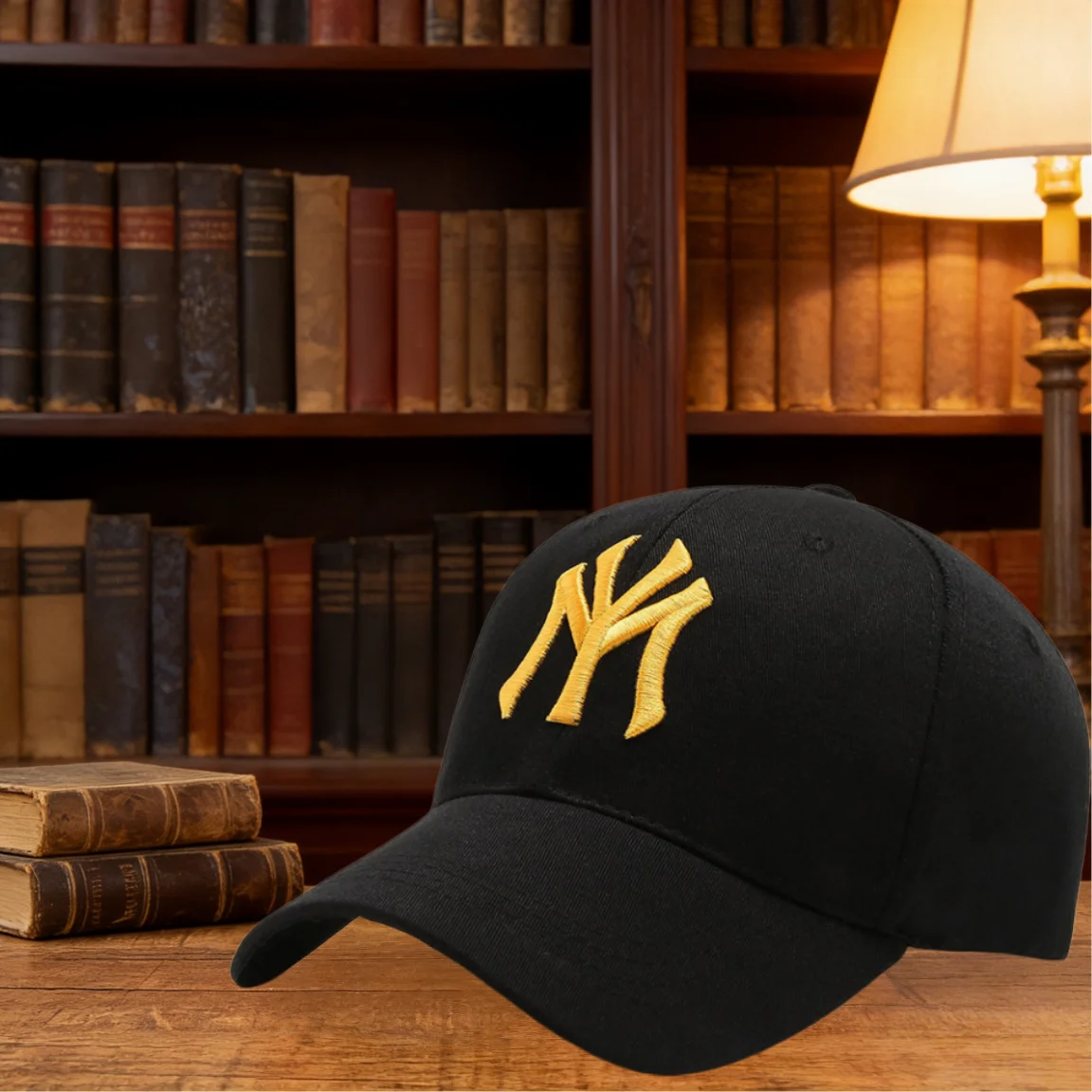 Unisex Baseballkappe mit NY-Buchstaben-Stickerei, Verstellbare Baumwoll-Dad-Mütze, Lässige Sonnenschutz-Schirmmütze für Männer und Frauen, Streetwear Sport – Detail 3