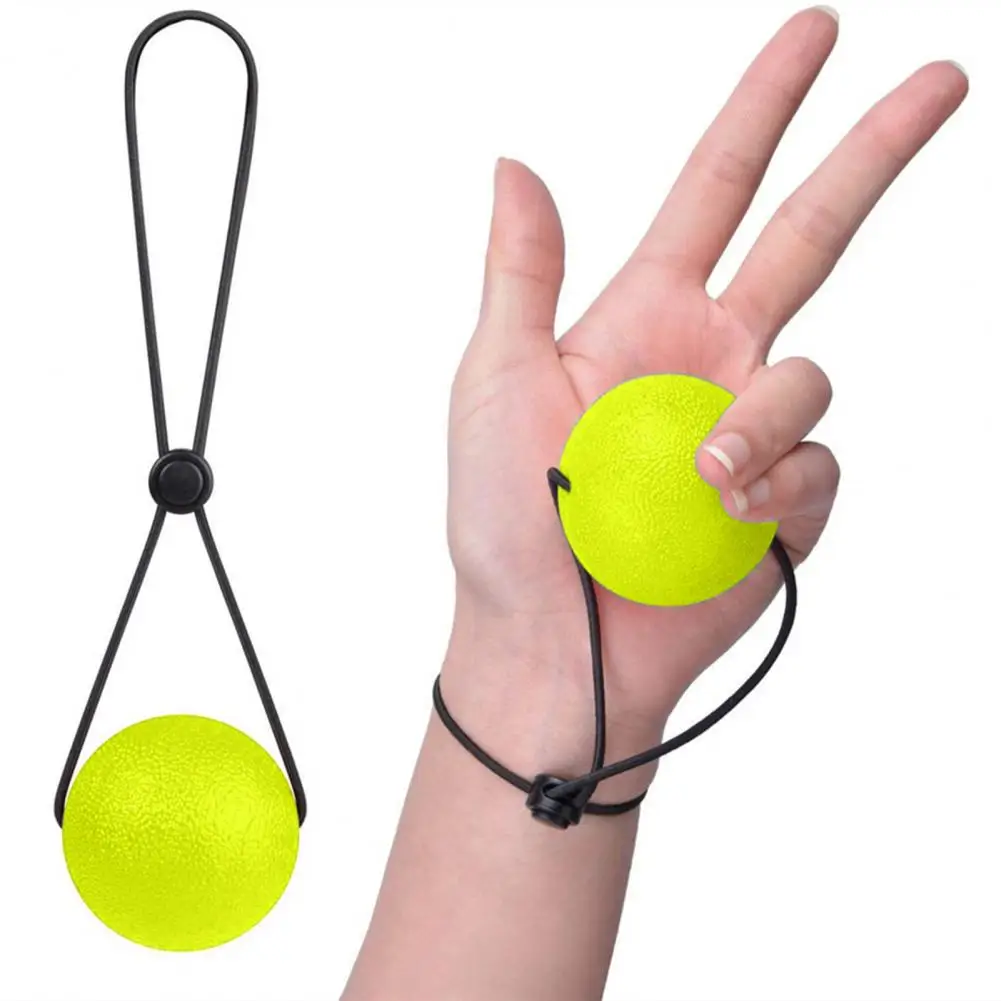 Grip Exerciser Ball Multi-functional Unisex Finger Exercise Massage Ball Bright Color Finger Exerciser Ball Fitness Use