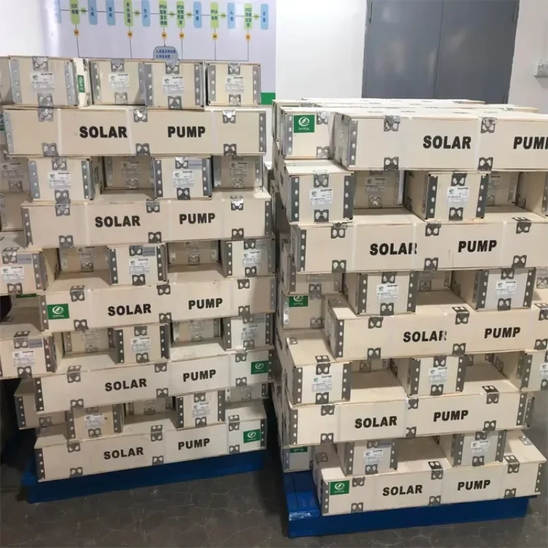 مضخة مياه شمسية هجينة بقدرة 11 كيلو وات تيار متردد/تيار مستمر مقاس 6 بوصة ماركة مصنع نظام الآبار العميقة