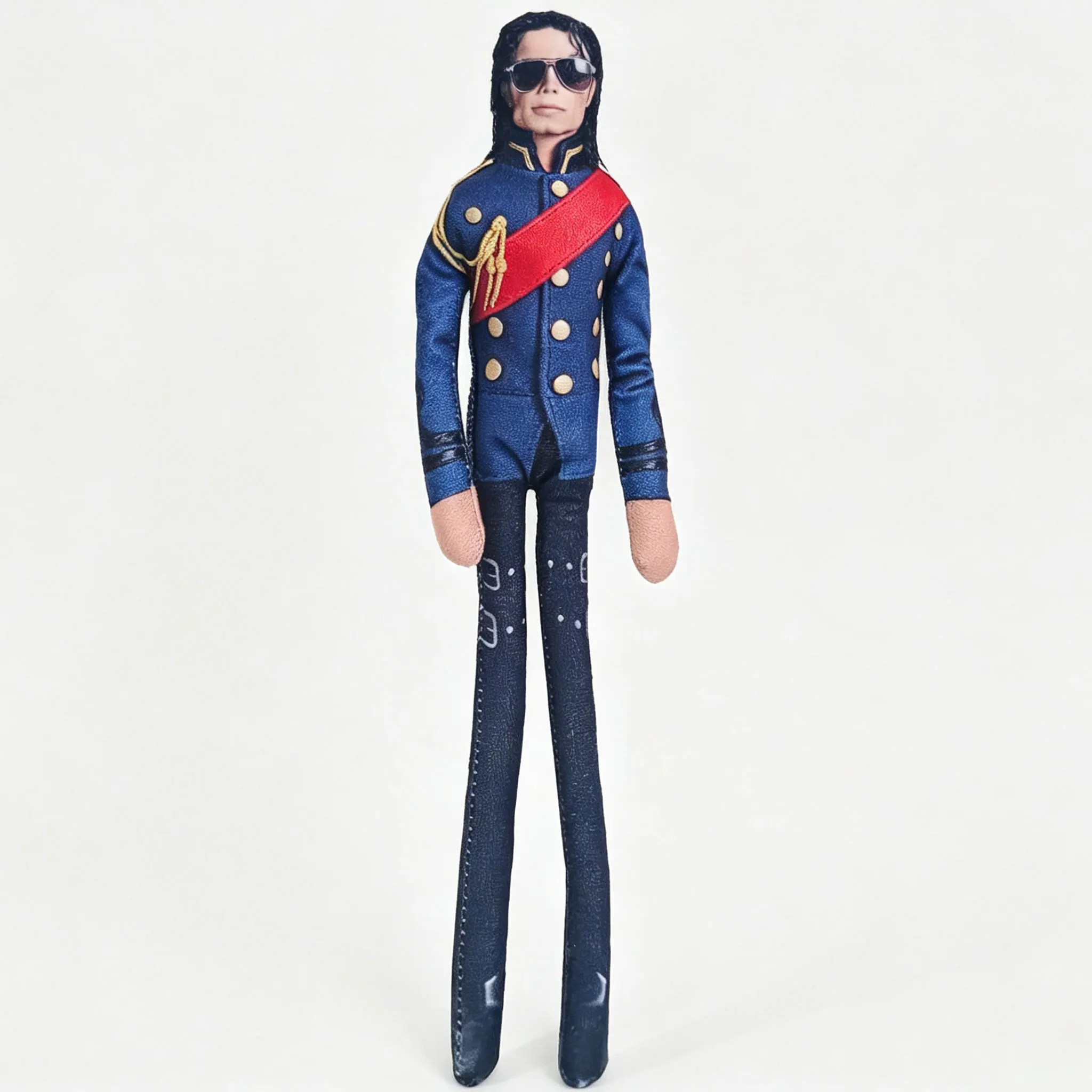 Anime Cosplay MJ Michael Jackson Plüschfigur, Plüschpuppe, Stofftier, Raumdekoration, abstrakte Bewegliche Requisiten – Detail 5