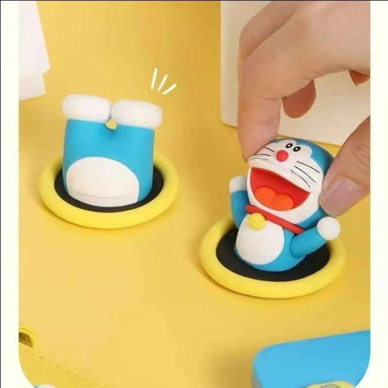 Cartoon Anime periferiche Doraemon Creative Passage Circle frigorifero nastro magnetico 3D 3D Cute Robot Cat