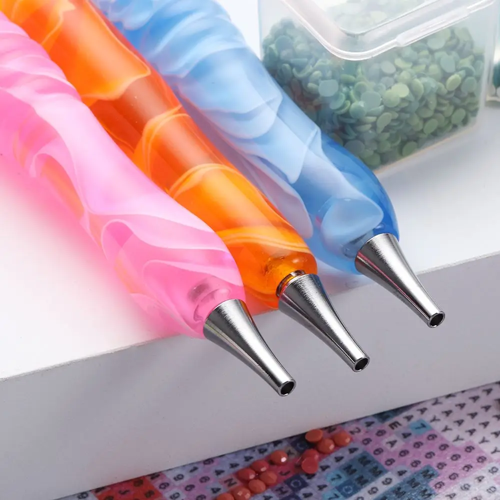 1/3/5Pcs Diamond Schilderen Pen Vervanging Pen Hoofden Herbruikbare Lichtmetalen Point Boor Pen Heads Diy Ambachten