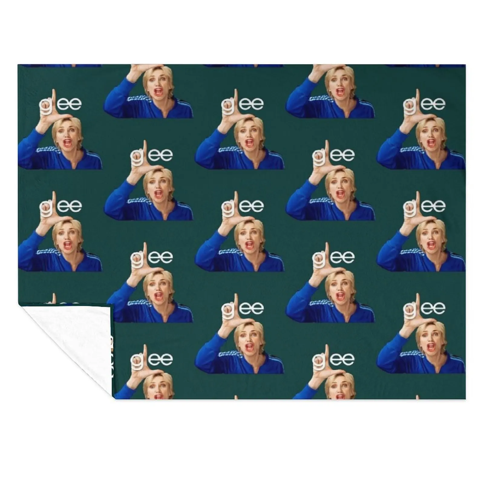 

sue sylvester Throw Blanket heavy to sleep Bed Fashionable manga Blankets