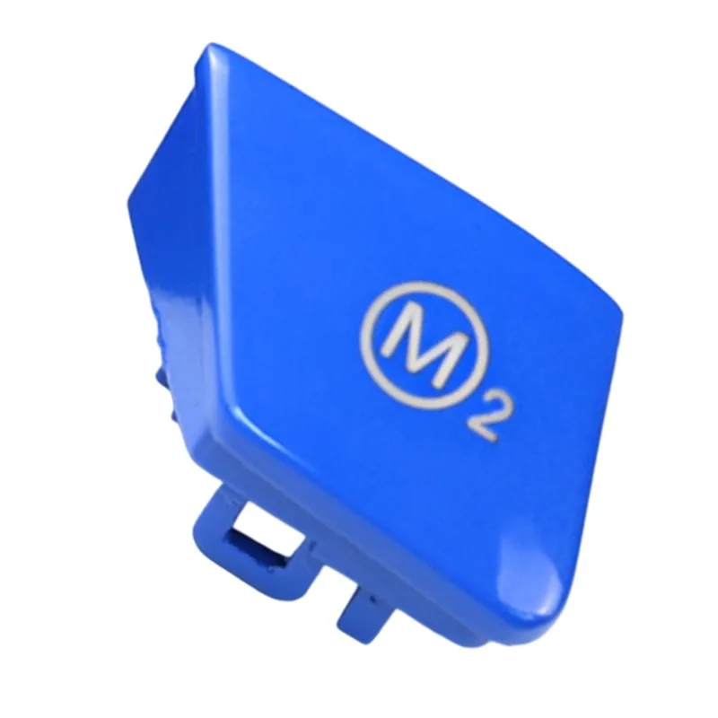 لسيارات BMW M3 F80 F82 ألياف الكربون عجلة القيادة وضع التبديل زر استبدال أجزاء #1