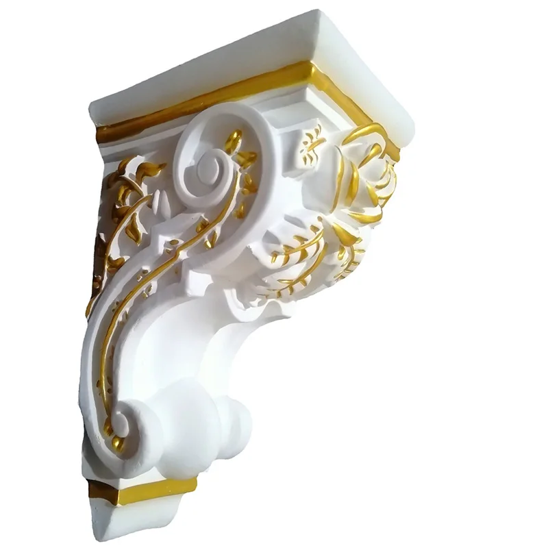 

European-style PU beam support ceiling decoration guest restaurant bedroom pass decoration carved elephant trunk imitation plast