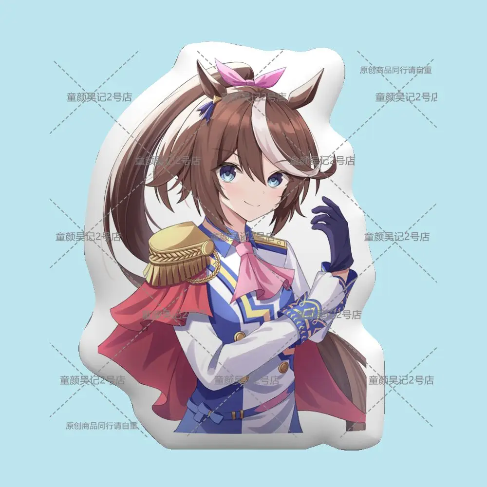 35/40/45cm Anime Umamusume: Pretty Derby  Tokai Teio Plush Cushion Soft Stuffed Cushion Kids Plushie Pillows Sofa Bed Gift