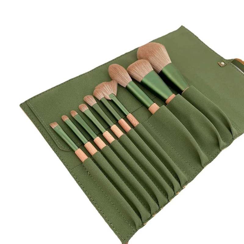 10Pcs Portable Soft Makeup Brushes Set Eye Shadow Foundation Powder Eyelash Lip Concealer Blush Make Up Brush Set