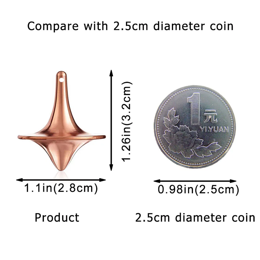 Exquisite Decor Magic No Resistance Great Accurate Gift Gyro Toys Gyroscope Spinning Top