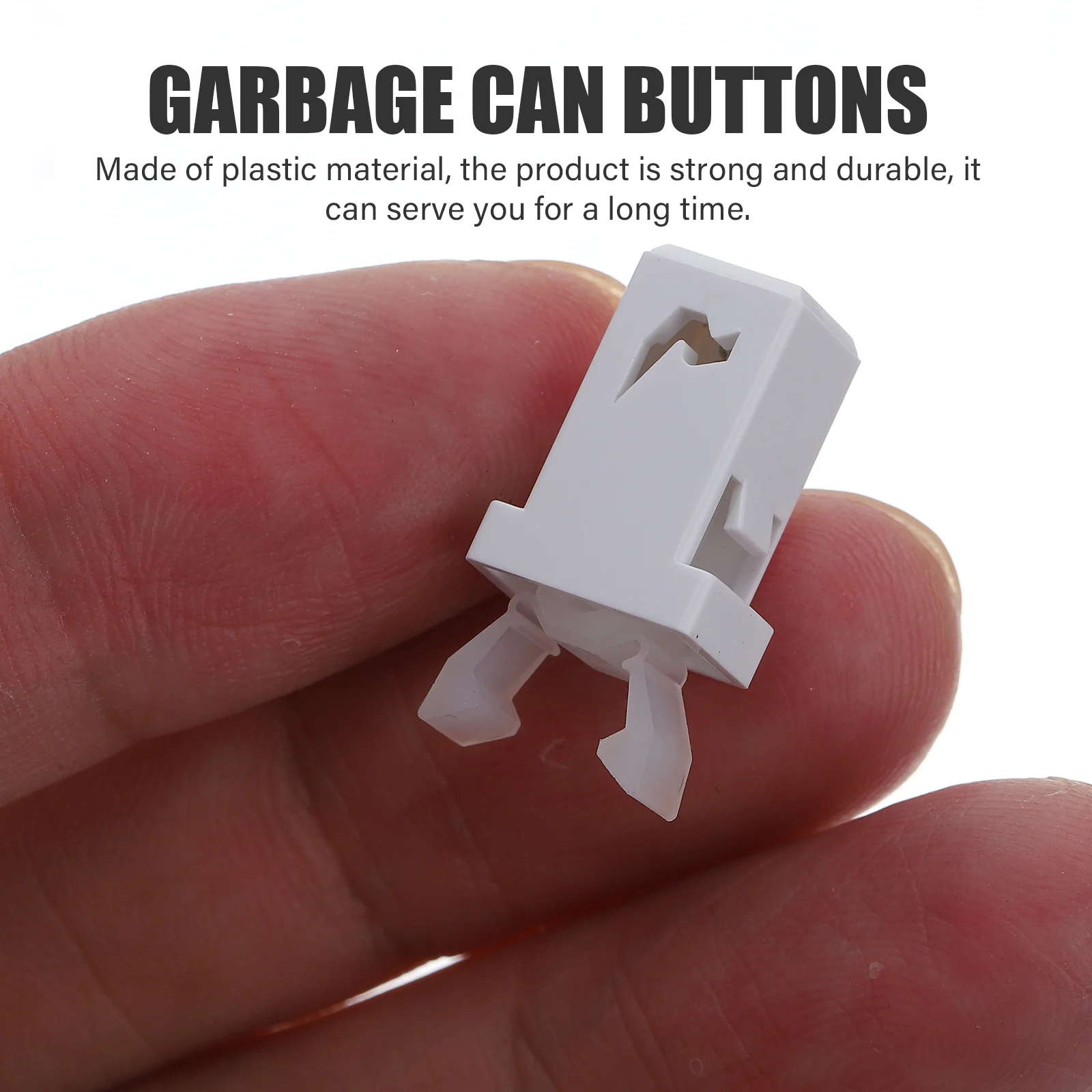 

50pcs Press Trash Can Latch Plastic Garbage Can Push-Button For Home Office Park Use Waste Bin Clip Latches Replacement Buckles