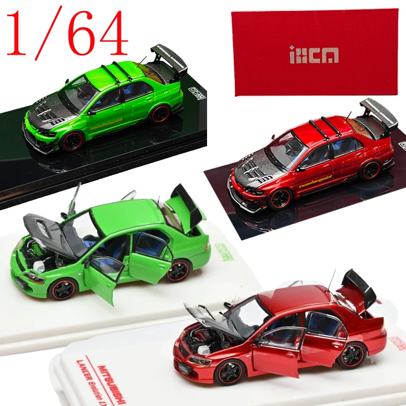 

IHCM литой под давлением масштаб 1/64 Mitsubishi EVO 9th модель спортивного автомобиля сплав Mitsubishi Lancer малайзийское ограниченное коллекционное украшение