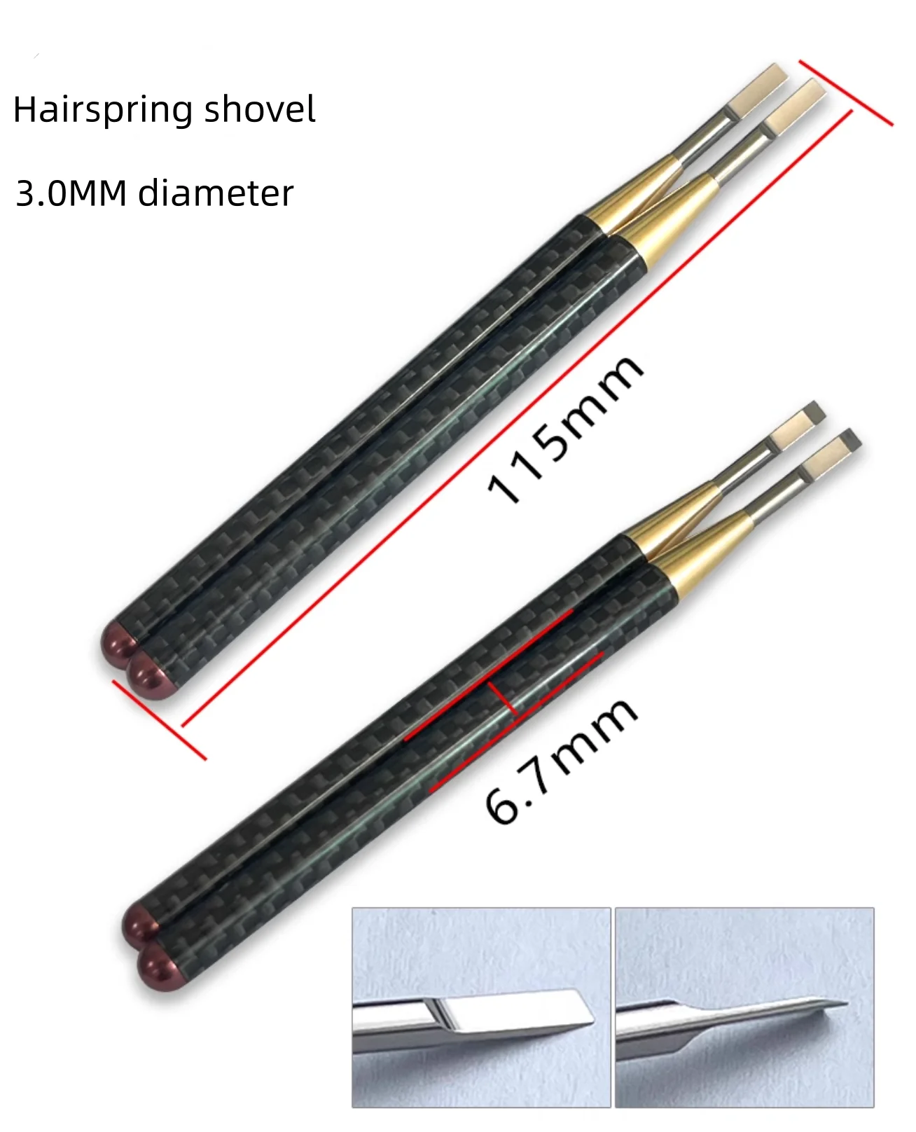 A watchmaker's tool for disassembling watch balance wheels, hairsprings, watch parts, maintenance, and accessories