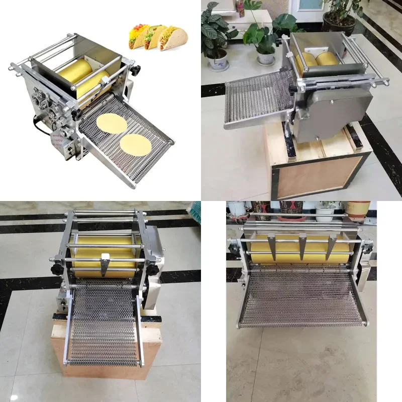 Fully Automatic Industrial Flour Corn Tortilla Maker for Taco Roti Pressed Bread Cereal Products