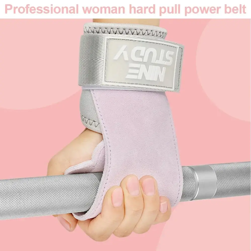 

Leather Dog Paw Fitness Power Straps Non-slip Adjustable Dog Paw Wrist Straps Pink/Purple Cute Dog Paw Deadlift Power Straps