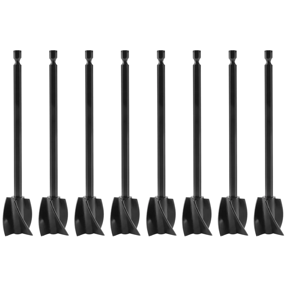 Новый 8-комп. миксер для эпоксидной смолы для мощного смешивания, многоразовая многофункциональная эпоксидная смола для дрели для миксера эпоксидной смолы и краски, дрель