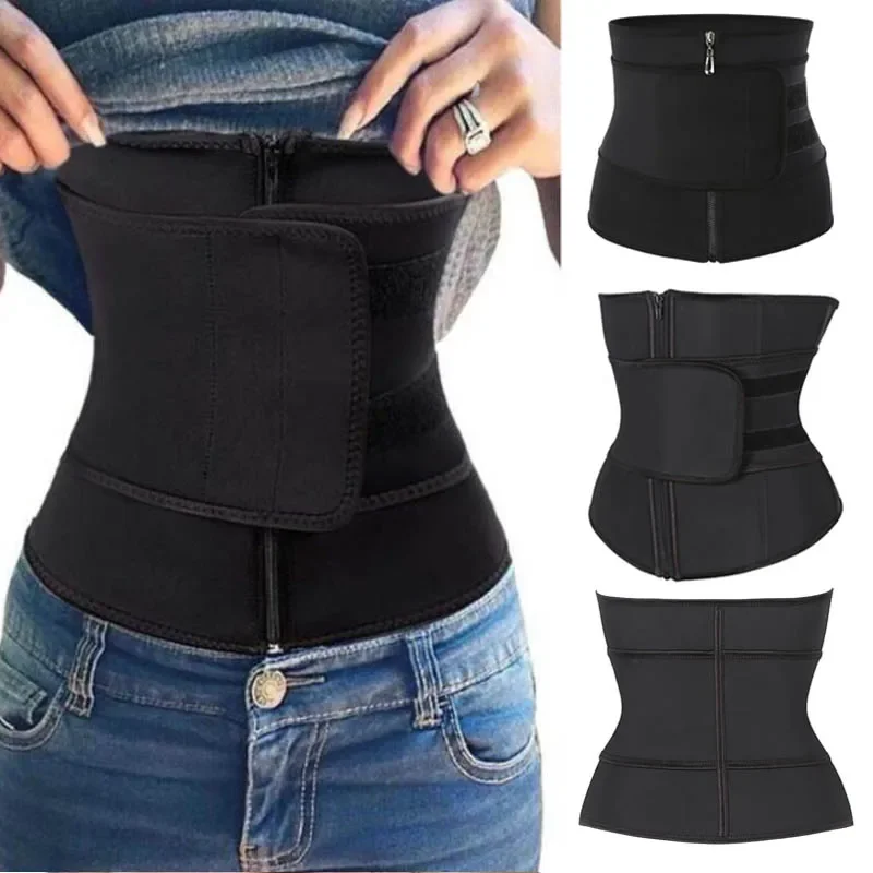 Body Shaper Neoprene Trimmer Anti Cellulite Waist Trainer Corset for Weight Loss Girdle Wrap Slimming Fat Burner Face Lift Tool