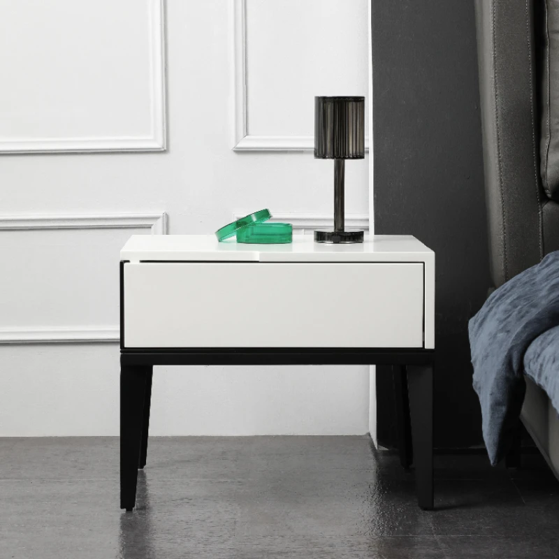 ZL Simple Cute Bedside Table Installation-Free Simple Light Luxury Internet Celebrity Ins Style Bedside Cabinet