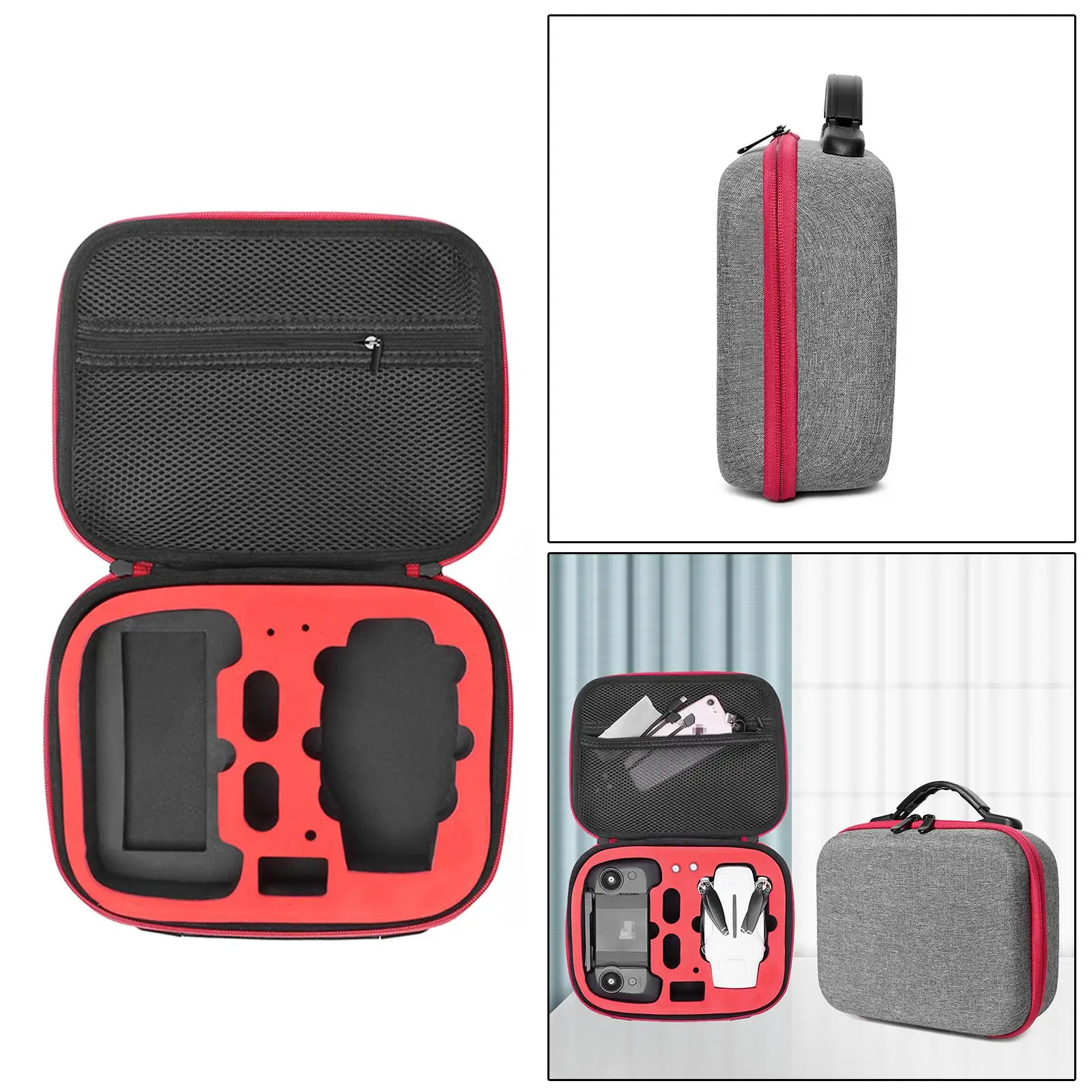 Mala de Viagem Profissional, Bolsa De Armazenamento, Bolsa, 8 Mini RC e Outros Acessórios