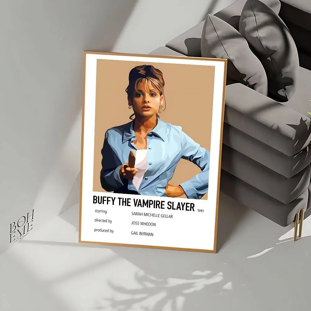 بافي مصاص الدماء القاتل المشارك لا مؤطرة المشارك كرافت نادي بار ورقة خمر ملصق جدار الفن اللوحة غرفة نوم دراسة ملصقات