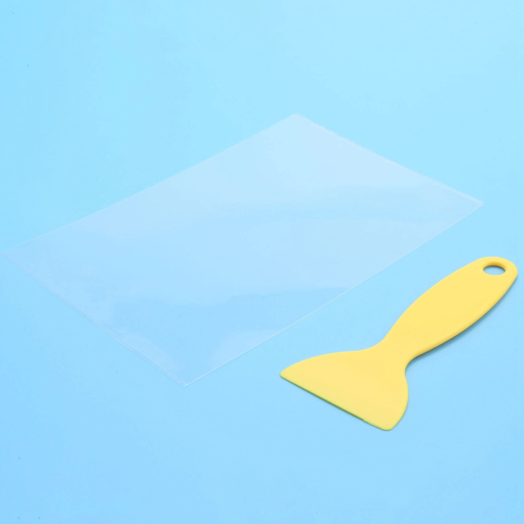 T69C! 3Pcs FEP Release Film 200X140X0.15 mm for UV 3D Printers, LCD SLA Resin, with 1Pc Replacement Plastic Spatula