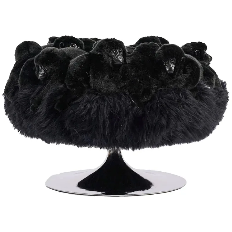 Animal Armchair Artistic Creative Couch Italian Light Luxury