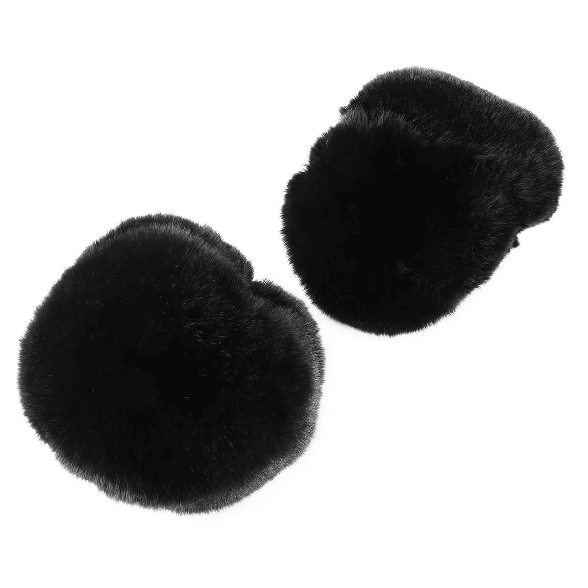 1 زوج ل فروي المعصم الكفة الذراع الشتاء وتتسابق فروي معصمه قفاز الذراع الشتاء تدفئة المعصم تدفئة