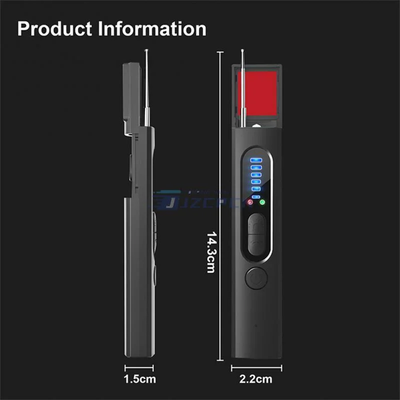 X13 Full Range Camera Hidden Finder Anti Spy Bug Dispositivo di ascolto Localizzatore GPS RF Scanner di segnale wireless per viaggi in ufficio a casa
