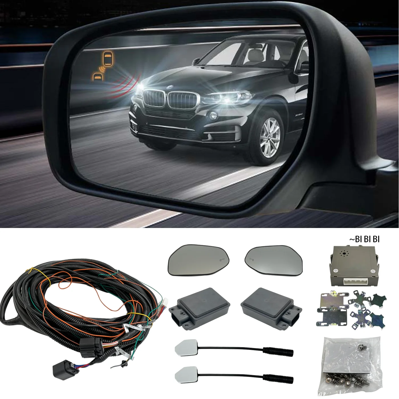 blind spot system 24GHz kit bsm microwave millimeter auto car bus truck vehicle parts accessories for Toyota CHR BSD BSA BSW