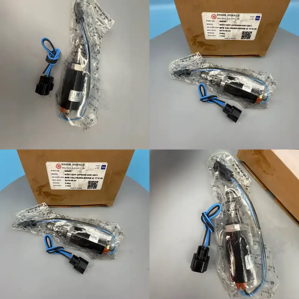 

EC210 EC211 Excavator Solenoid Valve for KDRDE5K-20 40C04-109 SKX5P-17-209 Heavy Duty Hydraulic Control Valve Replacement