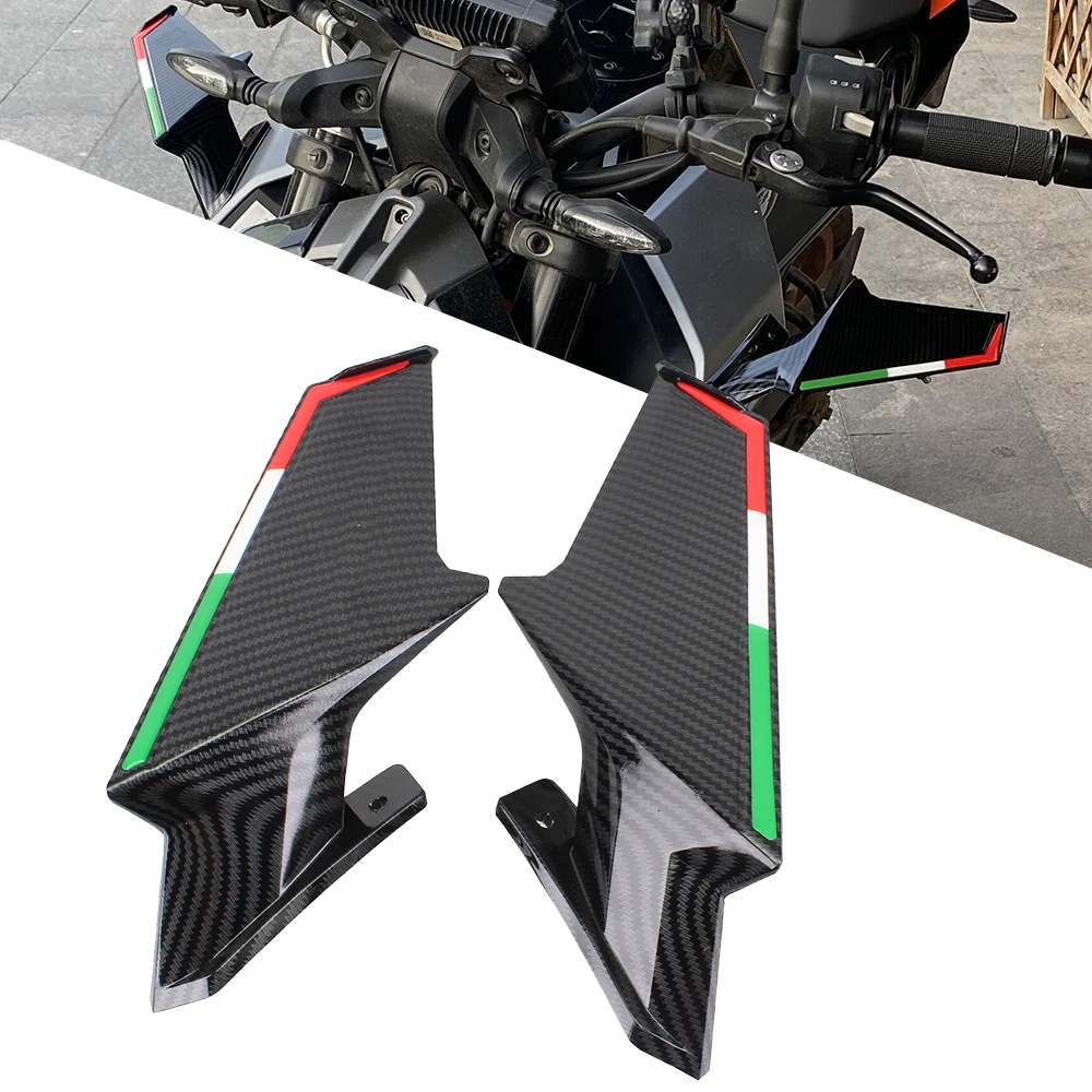 

Motorcycle Fixed Wind Wing Flow Front Fairing Side Spoiler Winglets For Ducati ALL Scrambler 1100 62 Cafe Racer Sport Special