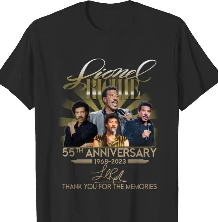 

Lionel Richie 55Th Anniversary 1968 - 2023 Thank You Shirt