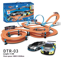 Rc Car Track Speedstorm Electric Racing Car Two Person Toy Roller Coaster Sports Car Track Boy Remote-Controlled Track Racing Ca