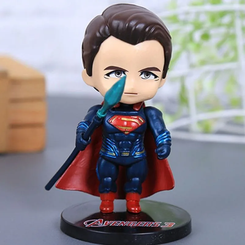 جديد BeastKingdom مارفل ثور الرجل الحديدي سبايدرمان كابتن أمريكا لطيف Q طبعة عروسة كارتون زخرفة الأطفال نموذج لجسم لعبة