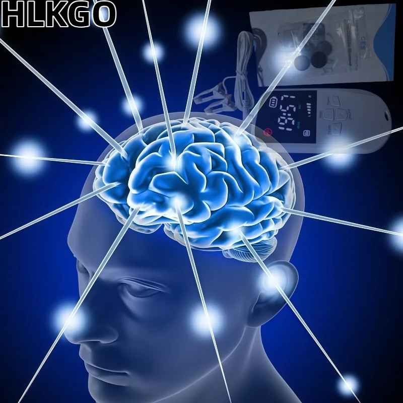 

TENS & Vagus Nerve Stimulation Ear Clip, with CES Therapy Mode for Effective Insomnia Anxiety Depression Relief and Sleep Aid