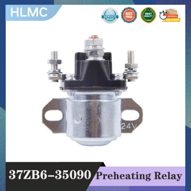 

Запчасти для экскаваторов 37ZB6-35090 37ZB635090 Реле предварительного подогрева Электрический стартер Реле электромагнитного двигателя для RENAULT TRUCKS